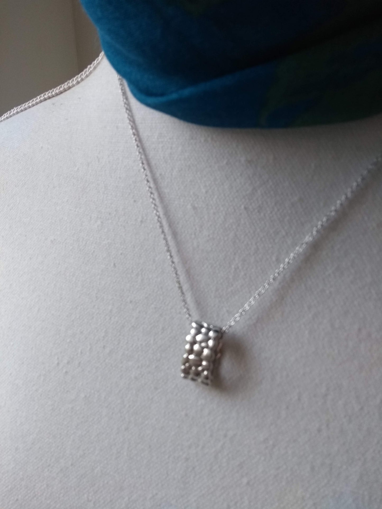 Mylene Pebbles ketting en ring white