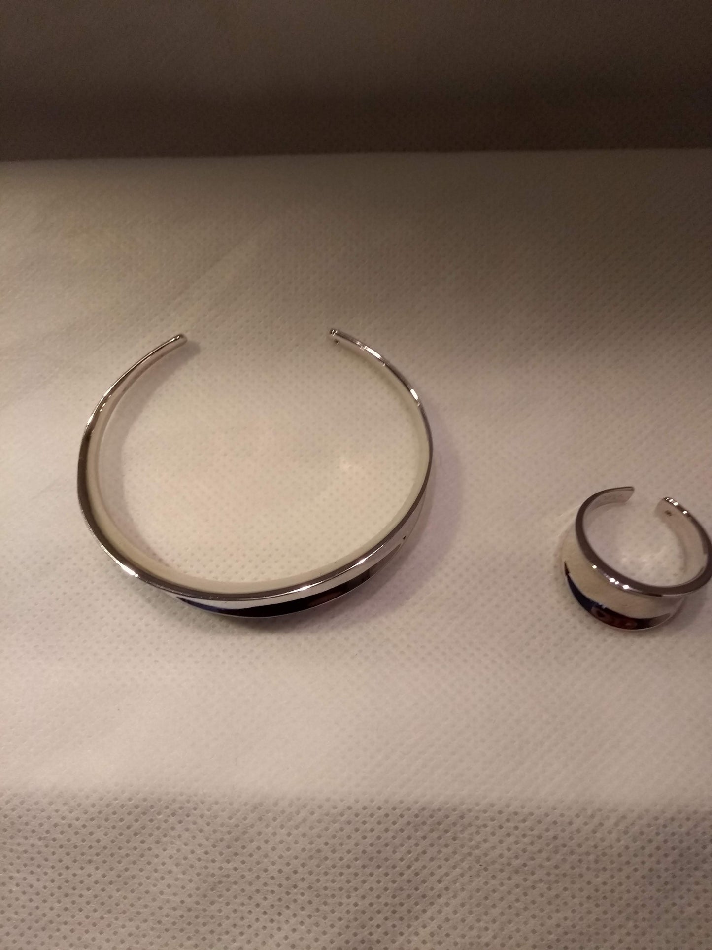 Mylene Gusto white set armband met ring
