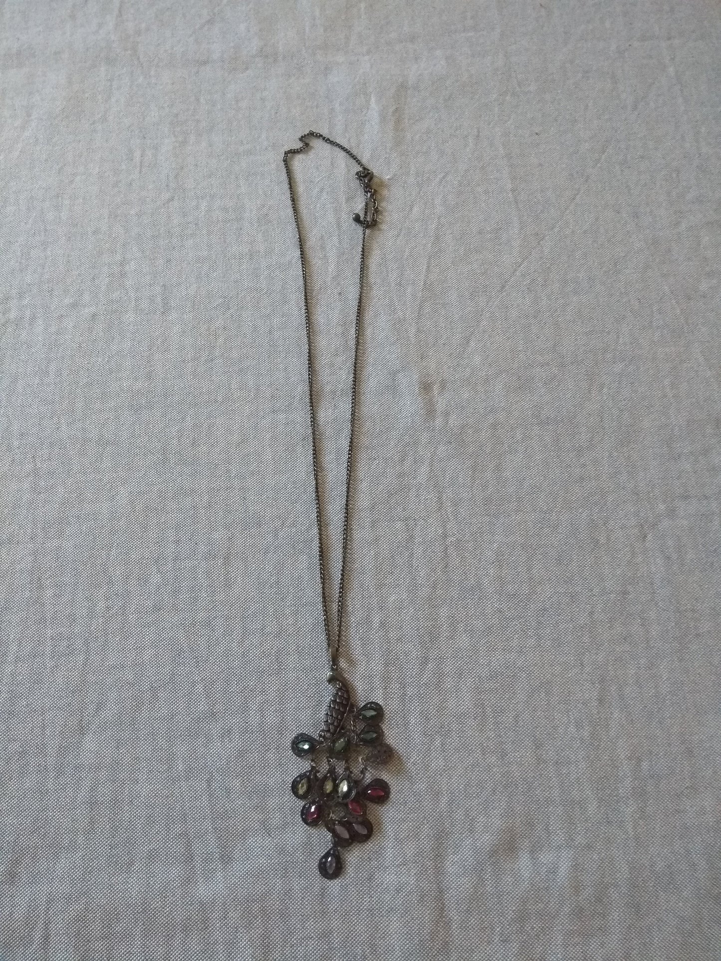 Ketting met pauw hanger