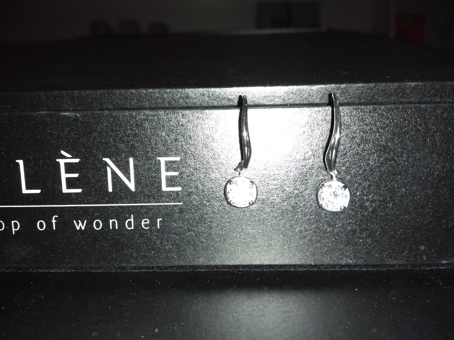 Mylene Solitair collectie 925 sterling zilver hang oorbellen
