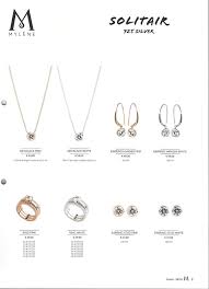 Mylene Solitair collectie 925 sterling zilver rosekleurig verguld met 18 karaat goud ketting