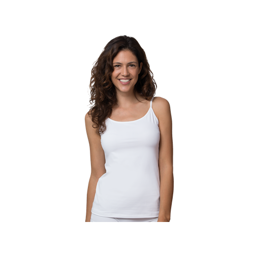 Mylene microfiber topje wit maat M