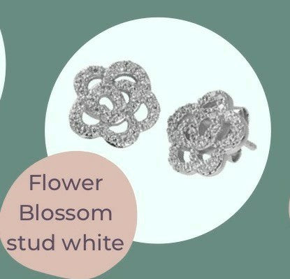 Mylene Blossom collectie sieraden white set