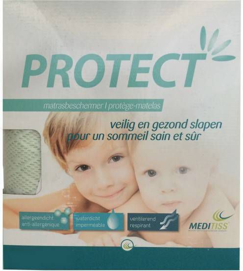 Protège-matelas imperméables Meditiss PROTECT pour bébés et enfants ; haut