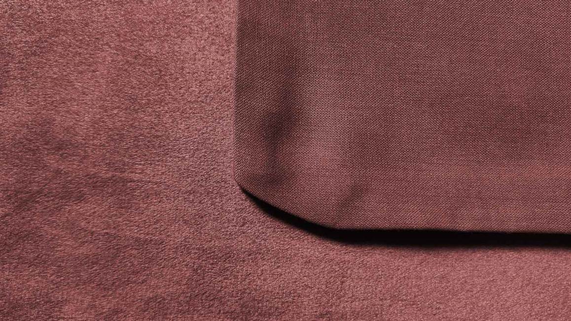 Housse de couette Wow!Home by Heckettlane Velluto en velours rouge vin doux et chaud