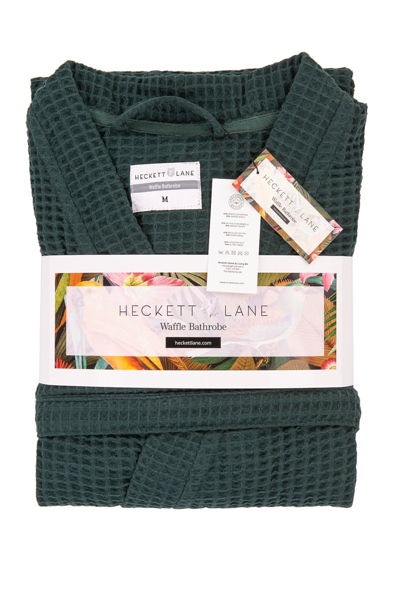 Heckett Lane Wafel katoenen badjas dames en heren in 10 kleuren;