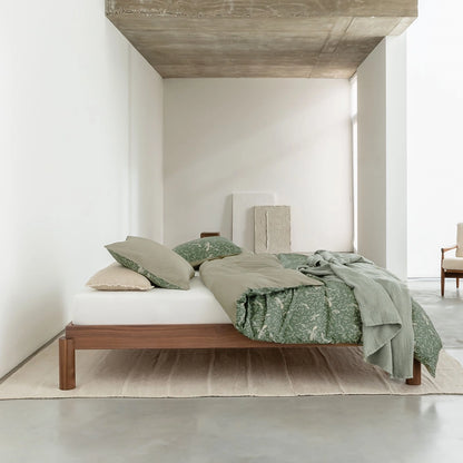 Marc O'Polo Salen deep green dekbedovertrek katoensatijn 220TC