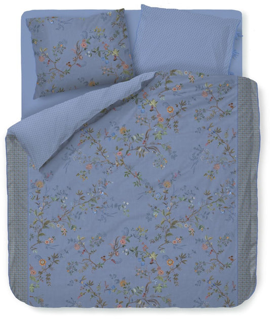 Pip Studio Bustani Blue 200TC percal katoen dekbedovertrek