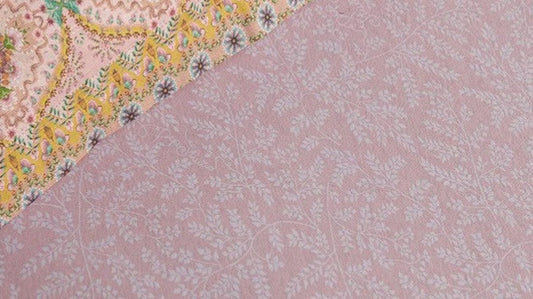 Pip Studio Leafy Pink hoeslaken jersey lycra