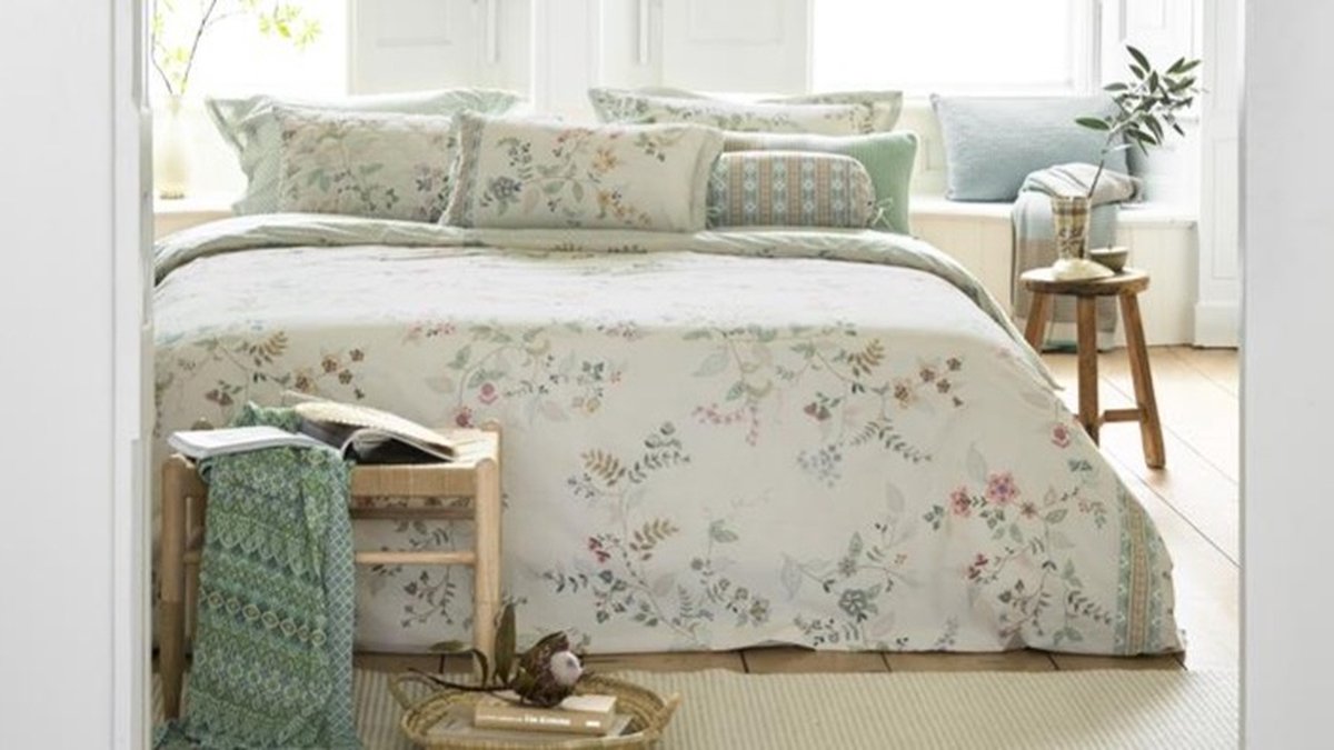 Pip Studio Kili flower White perkal 200TC dekbedovertrek