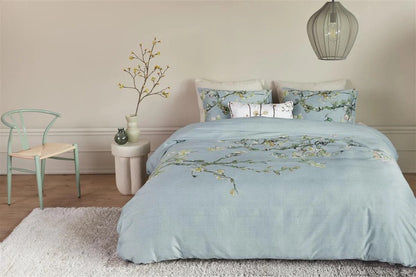Beddinghouse Vincent van Gogh Blossom Blue Grey dekbedovertrek katoensatijn 220TC
