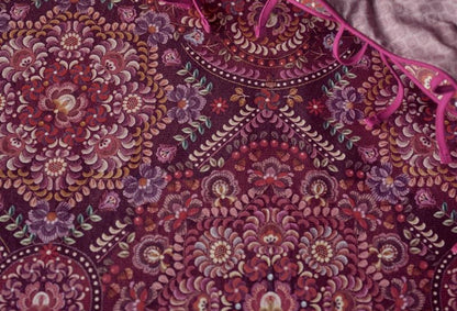Pip Studio Il Mosaico Dark Red twill katoen 188TC dekbedovertrek