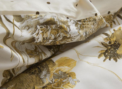 Essenza Maily Olive dekbedovertrek katoensatijn 215TC