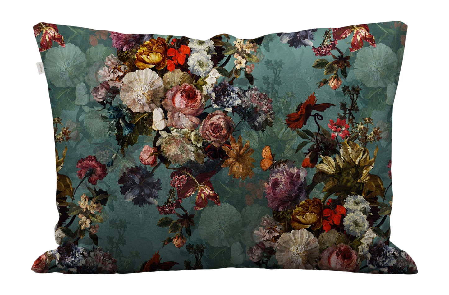 Essenza Karli Reef Green tulip dekbedovertrek 215TC katoensatijn