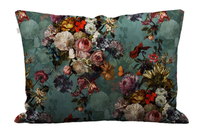 Essenza Karli Reef Green tulip dekbedovertrek 215TC katoensatijn