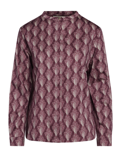 Essenza Marie Tesse Woven top long sleeve cherry red