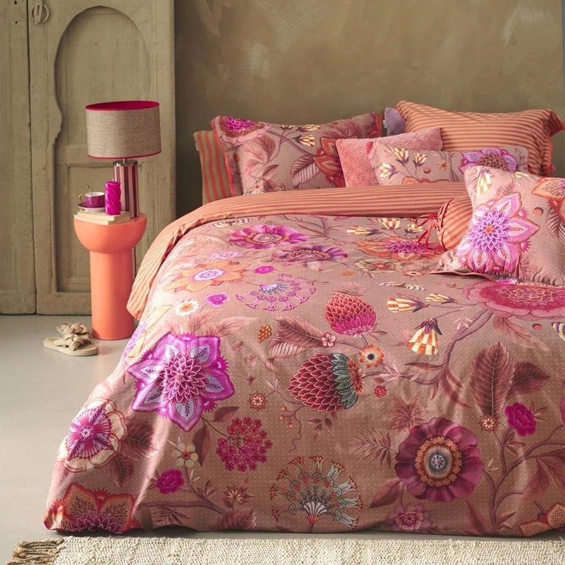 Housse de couette blanche pastel à fleurs Pip Studio Las Flores