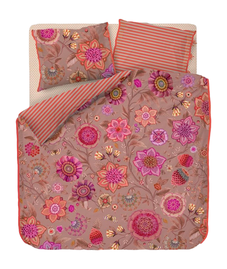 Housse de couette blanche pastel à fleurs Pip Studio Las Flores