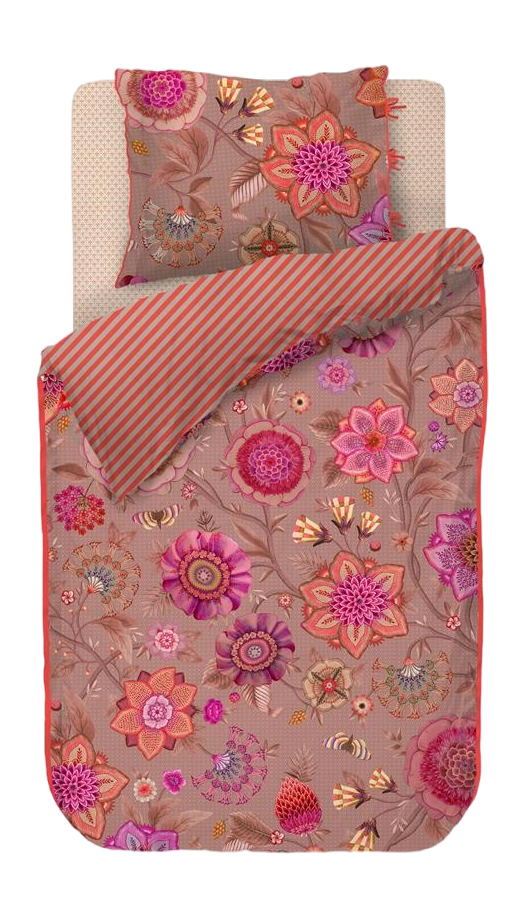 Housse de couette blanche pastel à fleurs Pip Studio Las Flores