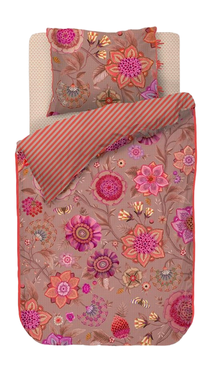 Housse de couette blanche pastel à fleurs Pip Studio Las Flores