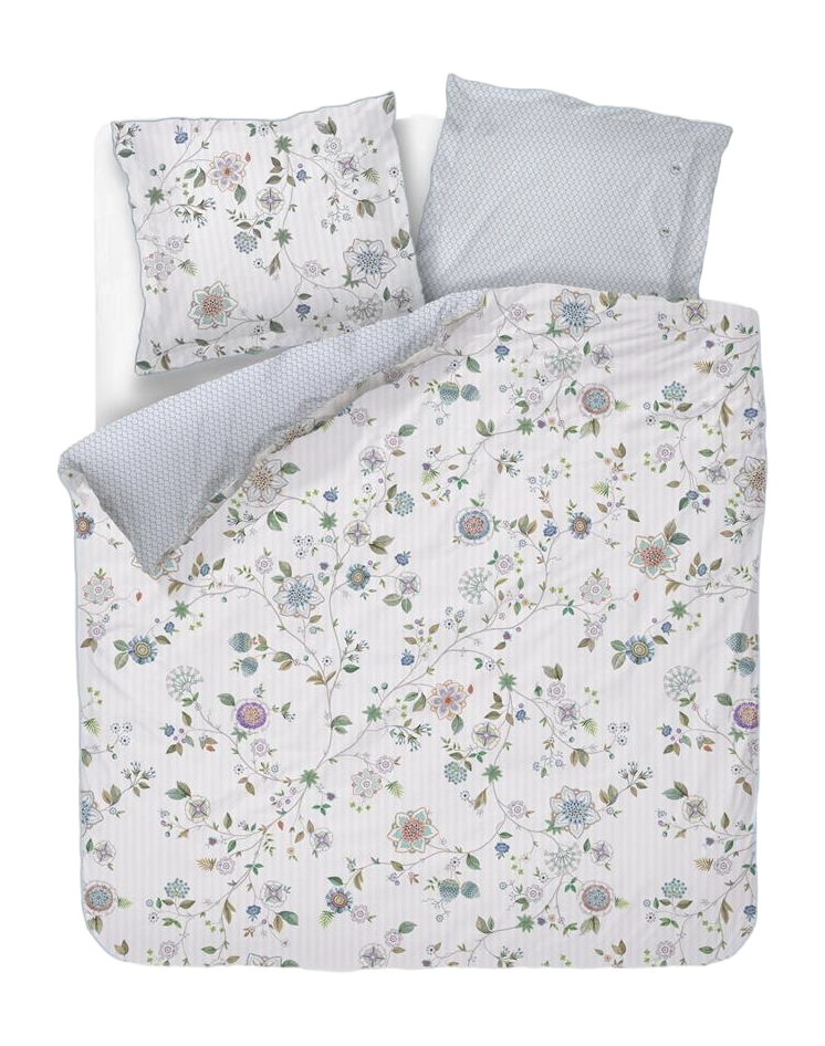 Pip Studio Flores Bailando off-white 200TC perkal dekbedovertrek