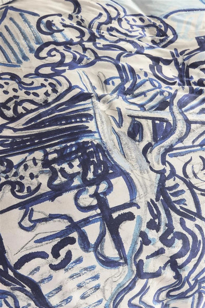 Beddinghouse Vincent van Gogh Vieux Vignoble Blue dekbedovertrek katoensatijn 220TC