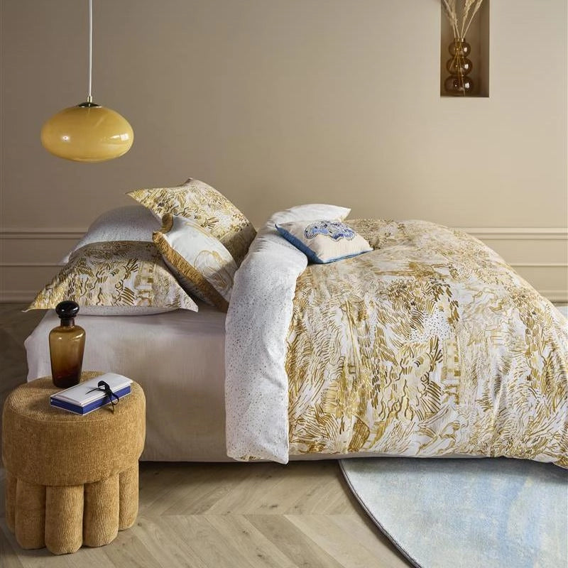 Beddinghouse Vincent van Gogh Champs de Semis Ochre dekbedovertrek katoensatijn 220TC