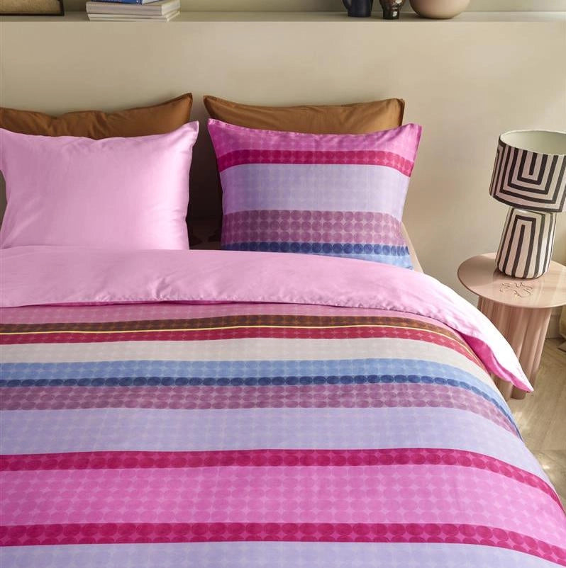 Oilily Maddison katoensatijn 200TC dekbedovertrek retro