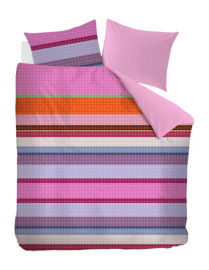 Oilily Maddison katoensatijn 200TC dekbedovertrek retro