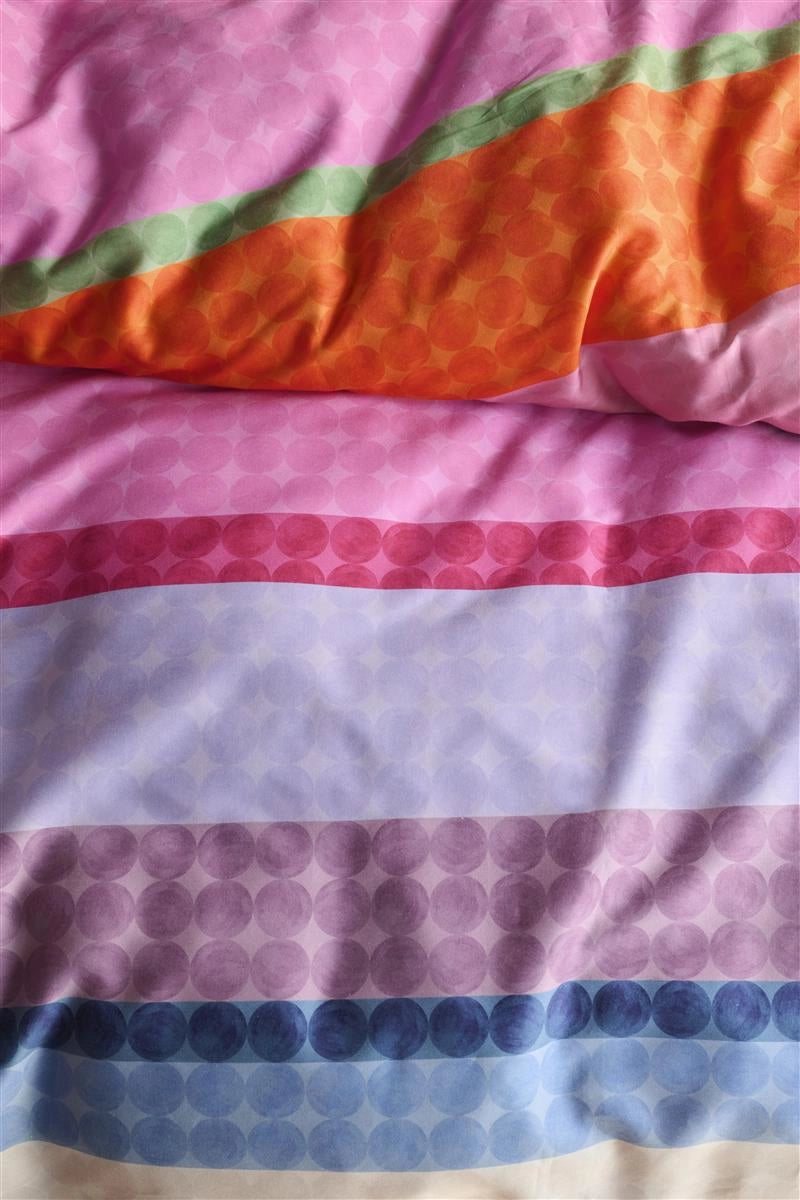 Oilily Maddison katoensatijn 200TC dekbedovertrek retro