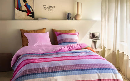 Oilily Maddison katoensatijn 200TC dekbedovertrek retro