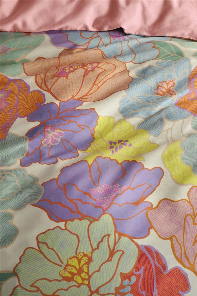 Oilily Peggy katoensatijn 200TC dekbedovertrek retro