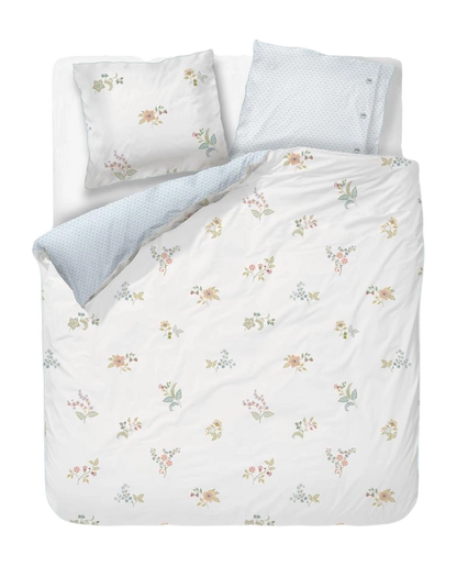 Housse de couette blanche pastel à fleurs Pip Studio Las Flores