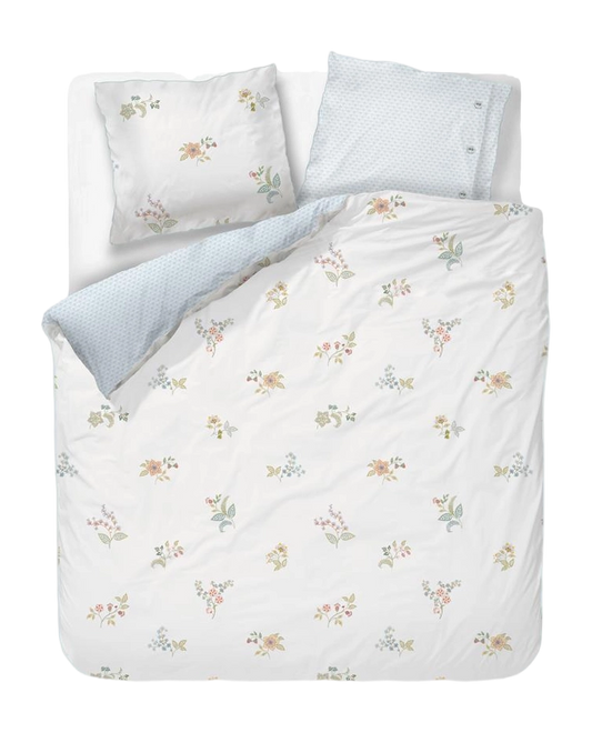 Pip Studio Blossom Chique White  perkal 200TC dekbedovertrek