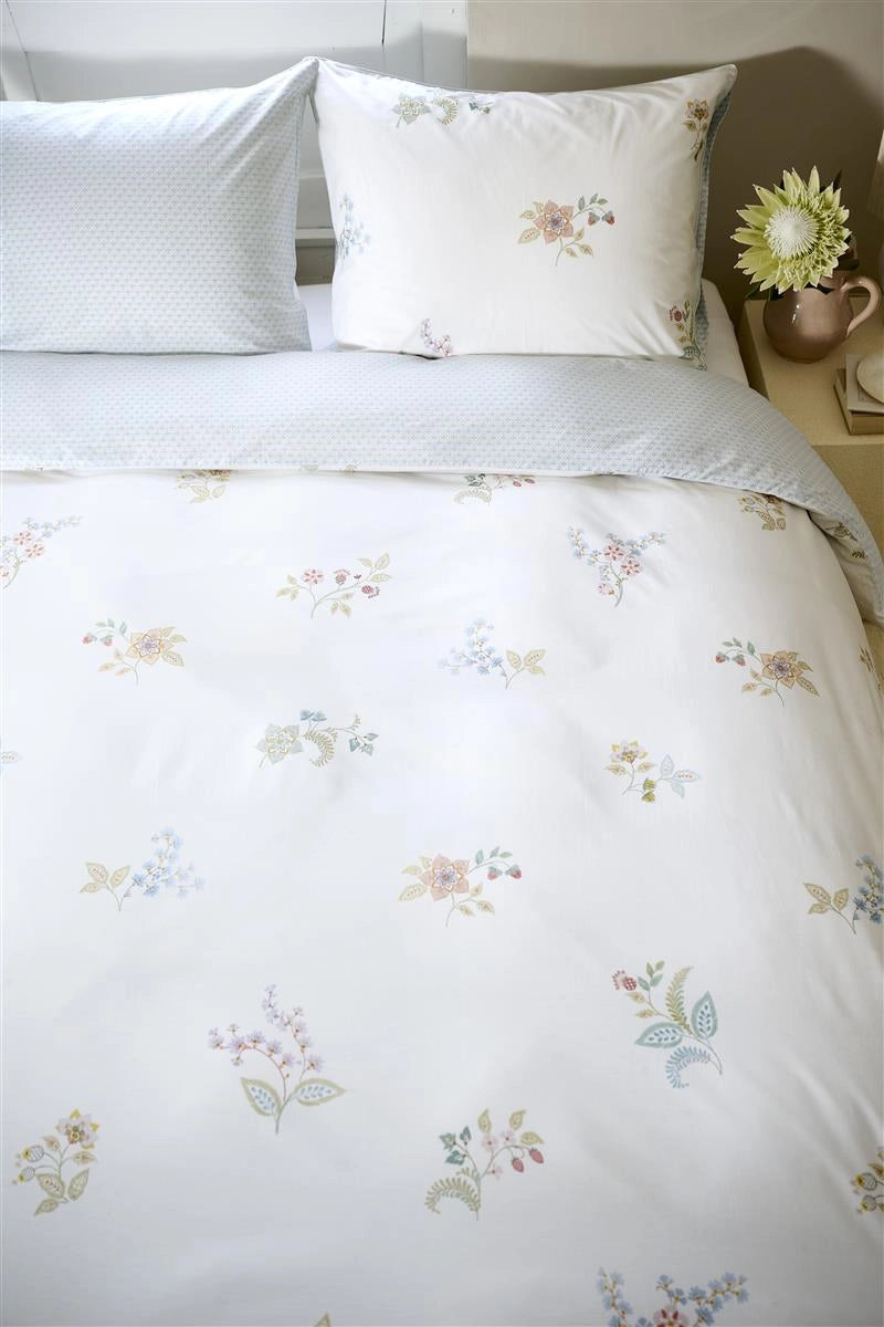 Housse de couette blanche pastel à fleurs Pip Studio Las Flores