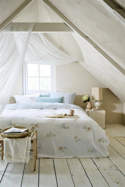 Housse de couette blanche pastel à fleurs Pip Studio Las Flores