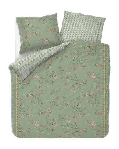 Housse de couette blanche pastel à fleurs Pip Studio Las Flores