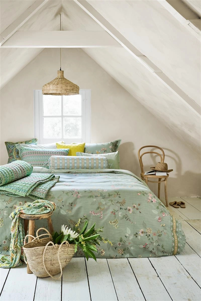 Housse de couette blanche pastel à fleurs Pip Studio Las Flores