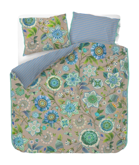 Pip Studio Viva La Vida Blue perkal 200TC dekbedovertrek