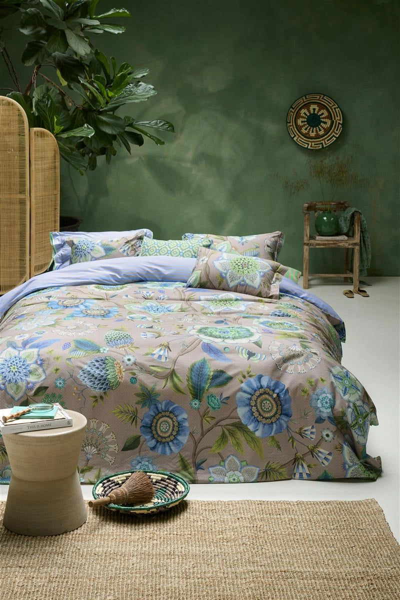 Pip Studio Viva La Vida Blue perkal 200TC dekbedovertrek