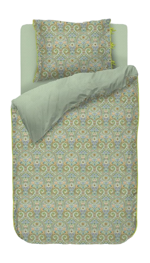 Pip Studio Kikoy Green perkal 200TC dekbedovertrek