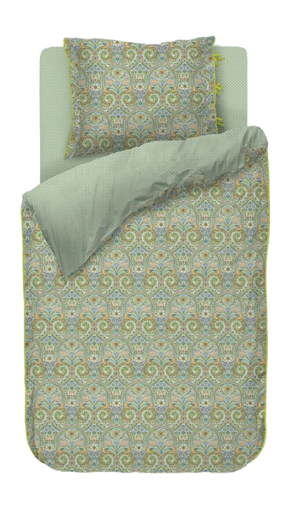 Pip Studio Kikoy Green perkal 200TC dekbedovertrek