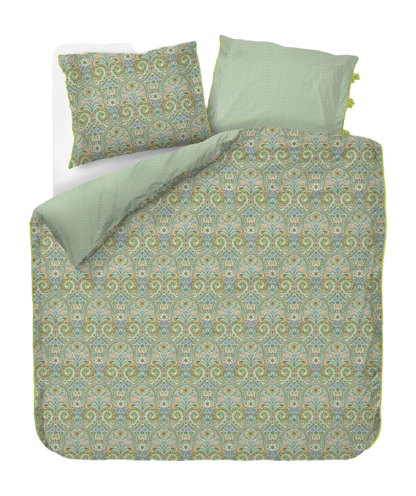 Pip Studio Kikoy Green perkal 200TC dekbedovertrek