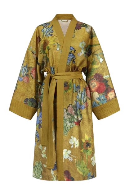 Beddinghouse Vincent van Gogh Partout des Fleurs Gold  Kimono