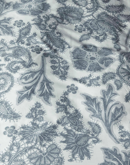 Essenza Maere Hazy Blue 300TC katoensatijn dekbedovertrek