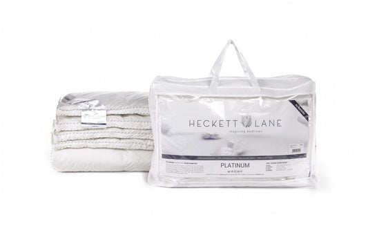Heckett Lane enkel dekbed Platinum 100% Witte ganzendons