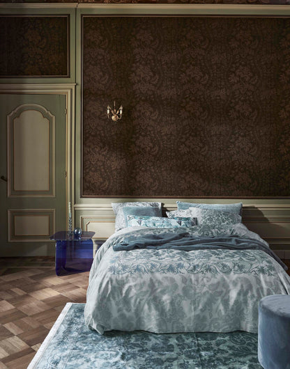 Essenza Maere Hazy Blue 300TC katoensatijn dekbedovertrek