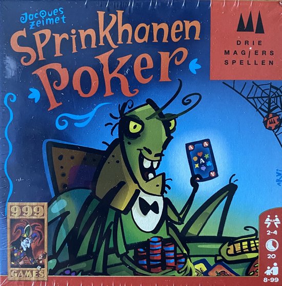 Sprinkhanen Poker 999 games drie magiërs spellen