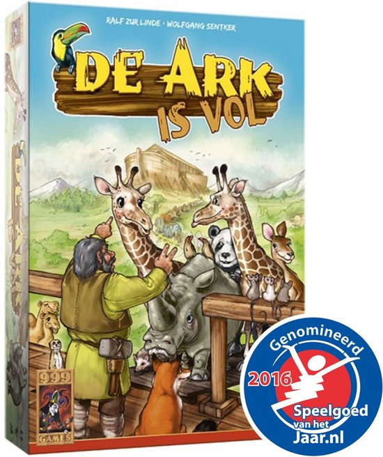 De Ark is vol 999 Games bordspel