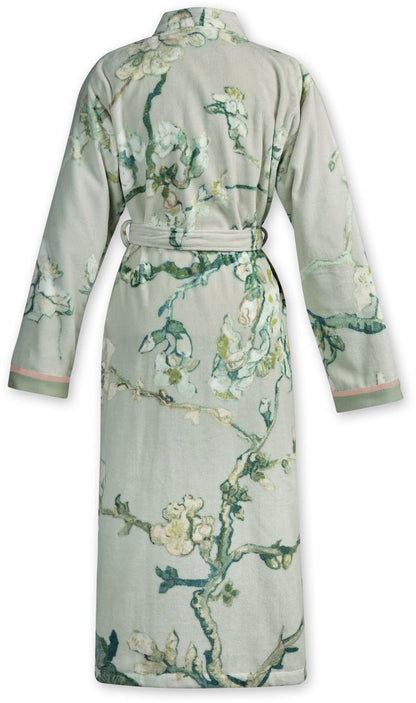 Beddinghouse Vincent van Gogh Blossom Green katoenen bathrobe badjas